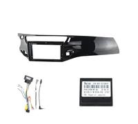 Kit di montaggio for cruscotto con pannello frontale da 9 pollici for autoradio Android DVD GPS Mp5 Adatto per CITROEN C3 2009-2016 con guida a sinistra Auto Plancia Telaio(Frame cable canbus)