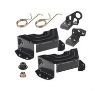 Kit di montaggio freno a ponte, sostituzione copertura cinghia | 1 set di staffe e molle in metallo per riparazione del ponte del tosaerba da 106,7 cm per una lunga durata