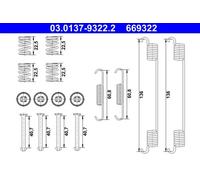 ATE 03.0137-9322.2 Kit accessori, Ganasce freno