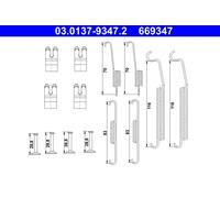 ATE 03.0137-9347.2 Kit accessori, Ganasce freno