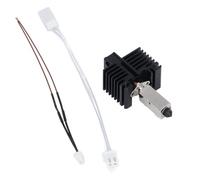 Kit di Montaggio Hotend, Kit di Montaggio Hotend Isolato Ugello in Acciaio Temprato Blocco Basso Resistente Alle Alte Temperature Sostituzione per Fai Te (Tipo 2)