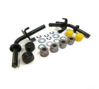 Kit di montaggio mandrino sterzo anteriore, trattore da prato, ruota anteriore con boccole in metallo, rondelle, fermi per D100, D105, D110, D120, D130, D140, D150