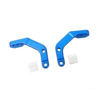 Kit di montaggio paramani per moto, con staffa in lega di alluminio per un'installazione sicura sul manubrio anteriore (blu)