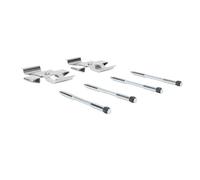 Kit di Montaggio Pastiglie Freno Anteriori, Clip Perni Pinza Freno a Disco in Acciaio Inossidabile 109-1296 Sostituzione Diretta per 406 Coupé