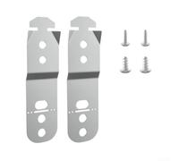 Kit di montaggio per alloggiamento lavastoviglie 00619985 staffa per Bosch per Siemens per Kenmore - Set di fissaggio per cerniere per porta resistente, apparecchio integrato, confezione da 2 (1 paio)