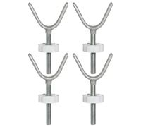 Kit di montaggio per cancello del bambino, di montaggio per ringhiera, adattatore per cancello per animali domestici, per ringhiere per scale, interni ed esterni, corridoio, terrazza, balcone