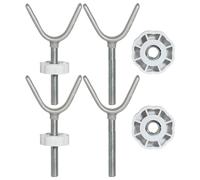 Kit di montaggio per cancello per bambini, protezione per ringhiere per scale, adattatore per cancello a prova di bambino, per ringhiere per interni ed esterni, portico, porta, corridoio, balcone