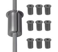 Kit di montaggio per cavi, 10 pezzi, passacavi per foro a parete, tracciamento cavi attraverso prese per router , adattatore Ethernet