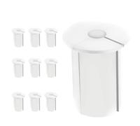 Kit di montaggio per cavi, design autoadesivo, clip in nylon, struttura di fissaggio compatta, set organizer per cavi versatile, soluzione professionale che supporta un layout elettrico ordinato e un