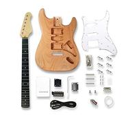 Kit Di Montaggio Per Chitarra Elettrica Modifica Chitarra Fai-da-te Chitarra Elettrica A 6 Corde Set Completo Di Accessori 22 Tasti insieme professionale della chitarra elettrica