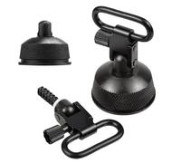 Kit di Montaggio per Cinghia per Calcio Calibro 12, Include Base Girevole e Girella, Compatibile con Accessori per Fucili a Pompa Tattici.