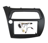 Kit Di Montaggio Per Cruscotto Con Mascherina Autoradio Lettore DVD Stereo E CD Cablaggio Per Civic 2006-2011(Left with cable)