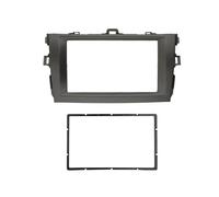 Kit Di Montaggio Per Cruscotto Con Pannello 2 DIN GPS DVD Stereo CD Per Toyota Per Corolla 2007-2013(Silver grey,173X98mm)