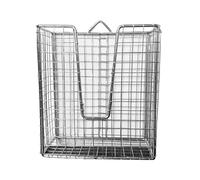 Kit di montaggio per felce - Porta piante in acciaio inossidabile, cesto per orchidee sospeso, supporto a parete verticale, display durevole per interni ed esterni | Casa Giardino Soggiorno Cam