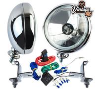 Kit Di Montaggio Per Lampade A Spot Mini Classiche Chrome Con Staffe E Cablaggio