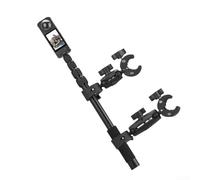 Kit di montaggio per moto, supporto per manubrio bici Insta360 One X5/X4, con doppia testa a sfera, super morsetti, adattatore per action camera video ciclismo