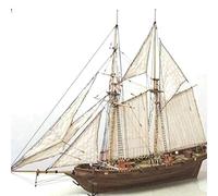 Kit di montaggio per navi fai da te, modello classico in legno, decorazione per casa, fai da te, idea regalo per barche giocattolo educativo per bambini e adulti, 400 x 150 x 270 mm