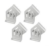 Kit di montaggio per pannello solare con angoli regolabili, perfetto per massimizzare la raccolta di energia solare (4 pezzi)