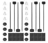 Kit di Montaggio per Raffreddatore | Kit Ventola Di Raffreddamento Elettrica Per Radiatore | Set di Cinghie Unisex Installazione Pratica Ricambi Auto Automotive