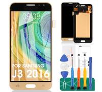 Kit di montaggio per schermo LCD di ricambio per Samsung Galaxy J3 2016 J320 J320A J320M/DS J320F/DS J320H/DS J320P J320R4 LCD Screen Digitizer Glass Assembly Kit, pellicola temperata, colla e