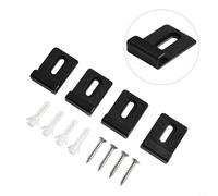 Kit di montaggio per specchi senza cornice, 4 clip da appendere alla parete per specchi in vetro senza cornice, compatibile con lo spessore standard dello specchio