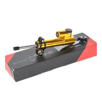 Kit di montaggio per staffa di controllo di sicurezza dell'ammortizzatore di sterzo regolabile per motocicletta, adatto per Yam&aha MT09 2013-2023 Ammortizzatore Moto(Gold Black)