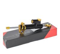 Kit di montaggio per staffa di controllo di sicurezza dell'ammortizzatore di sterzo regolabile per motocicletta, adatto per Yam&aha MT-09 2013-2023 Ammortizzatore Moto(Black Gold)