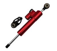 Kit di montaggio per staffa e stabilizzatore ammortizzatore sterzo per moto adatto per Kawasaki Ninja ZX-4R ZX-4RR 2023-2024 Sterzo Ammortizzatore Moto(Damper red)