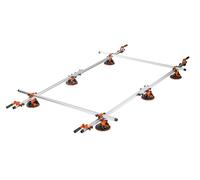 Kit di Montaggio Porta Placca 3600 MM Sifone Vuoto Formato Grande Fliesenheber