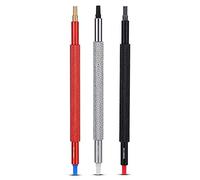 Kit di Montaggio Pusher Pressori a Mano per Orologio da 3 Pezzi/Lotto, Strumento di Riparazione per Orologi da Polso da Orologiaio Robusto in Acciaio Inossidabile, Dispositivo di