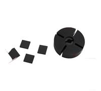 Kit di montaggio rotore da 1/2 pollici con 4 palette e inserto per applicazioni riscaldanti compatibili Desa nero misura precisa 5,4 x 5,4 x 1,5 cm include parte di ricambio multimarca