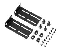 Kit di montaggio su rack Attacchi rack da 19 pollici regolabili universali per HP/ProCurve/Aruba/OfficeConnect/HPE e altri switch