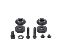 Kit di montaggio SW-Motech per specchietti retrovisori del manubrio - Nero. Modelli Kawasaki, CFMoto 675NK., nero