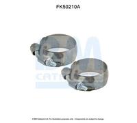 Kit di montaggio tubo di scarico FK50210 BM CATALYSTS per MERCEDES-BENZ CLASSE C