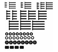 Kit di montaggio universale for TV, include viti M4, M5, M6 e M8 e distanziale, adatto alla maggior parte dei televisori fino a 80 pollici (UVSP), nero