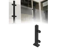 Kit di morsetti per ringhiere in vetro temperato - Square il Post per scale e piattaforme - Staffa per balaustre da esterno per recinzioni metalliche e aree piscina
