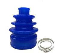 Kit di morsetti per soffietti elastici per giunti omocinetici esterni blu in silicone, sterzo universale a cremagliera e pignone Cuffia giunto omocinetico