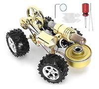 Kit di motori a maglie di Zenithaur, motore a calcio di calda, giocattolo educativo per bambini, modello di auto per esperimento scientifico per l'apprendimento dello stelo