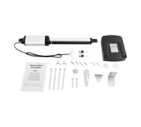 Kit di motorizzazione per cancelli a battente, 50 W, 300 kg, motore con 2 telecomandi per garage giardino dispositivo di cronometraggio
