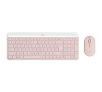 Kit di mouse e tastiera wireless ultrasottili Logitech MK470 in Rosa, Tedesco (QWERTZ)