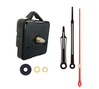 Kit di movimento di ricambio per orologio al quarzo, design ad alta coppia, perfetto per orologi fai da te (nero + rosso)