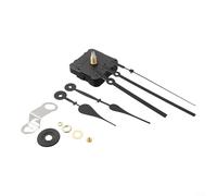 Kit di movimento per orologio al quarzo con mandrino lungo, pannello da 4-8 mm, 12 pezzi, parti di riparazione per orologi da parete fai da te per progetti artigianali