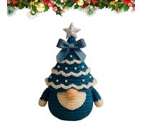 Kit Di Natale Uncinetto - Set Di Alberi Nani In Filato Di Cotone 15 Cm, Forniture Complete Di Artigianato Fatto A Mano, Progetto Educativo Rilassante | Decorazione Per Interni Per Adolescenti E Adu