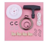 Kit di nottolini for avviamento a strappo, puleggia, molla e corda, adatti for motoseghe a benzina MS390 MS290 039 029.