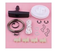 Kit di nottolini for avviamento a strappo, puleggia, molla e corda, adatti for motoseghe MS390, MS290, 039, 029, parti for utensili da giardino.