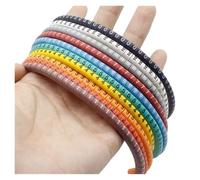 kit di numerazione cavi, EC-0 Marcatori for numerazione dei cavi, confezione da 500 tubi multicolori 0-9