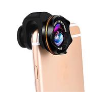 Kit di obiettivi universali HD 3 in 1 per fotocamera del telefono, obiettivo fisheye a 210 gradi, grandangolo 0.6x, obiettivi macro 15x, per la maggior parte degli smartphone