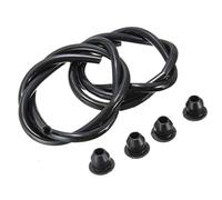 Kit di occhielli per serbatoio del carburante con 2 tubi del carburante + 4 occhielli per decespugliatore per FS80 FS85 KM85 FC75 FS76 FS74 trimmer BG72 BG75 BR320 BR340