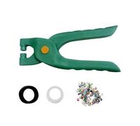 Kit di occhielli per tessuto, kit di strumenti pinza per occhielli - Macchina di pressatura manuale di kit di occhielli,Kit di occhielli manuali, pinze perforatrici per occhielli con 200 occhielli,