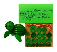 Kit di ornamenti fai da te a forma di tartaruga, per creare il tuo pulsante a forma di tartaruga, kit di bottoni artigianali per albero di Natale